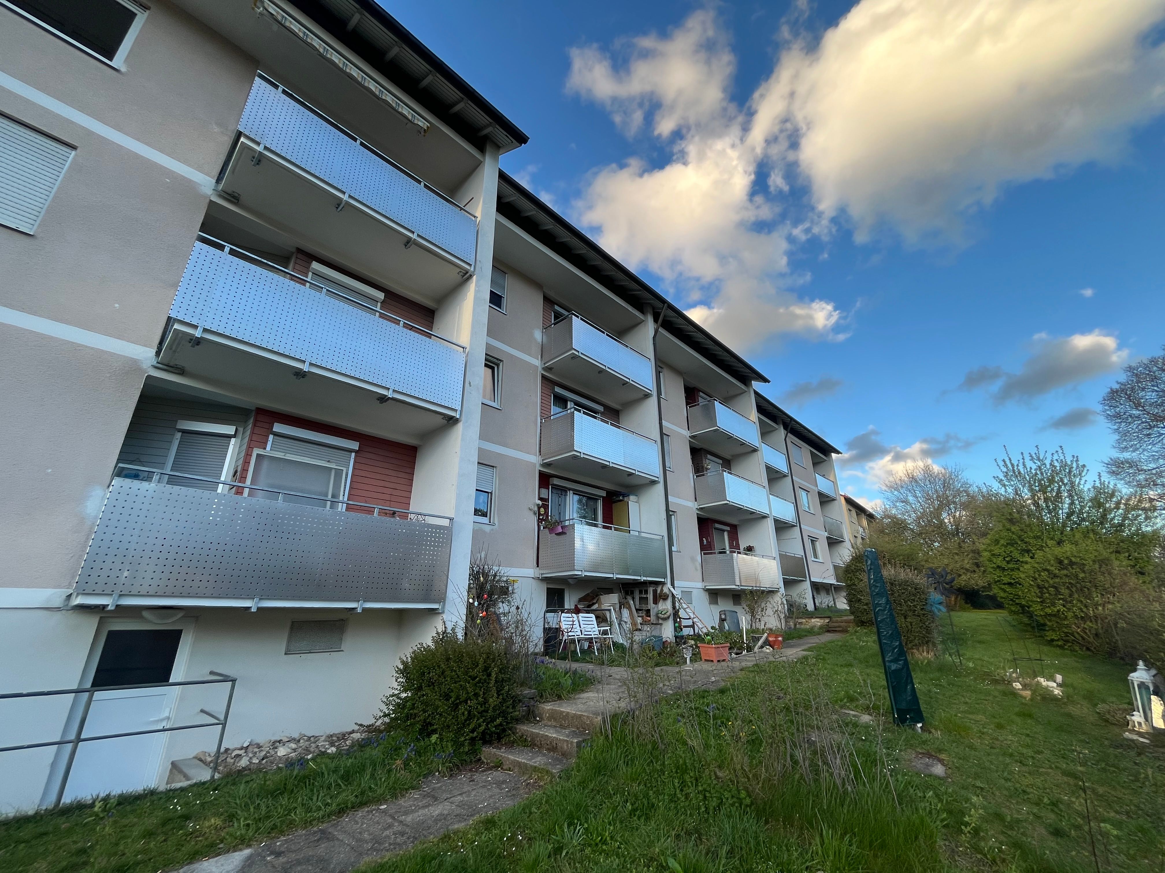 Außengeländer für Reihenhaussiedlung